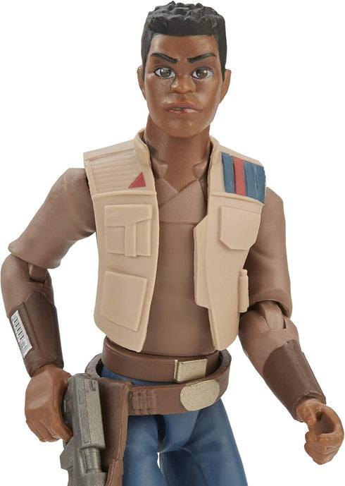 STAR WARS Galaxy of Adventures The Rise of Skywalker Finn 5"-Scale Action Figure Toy with Fun Blaster Action Movement...