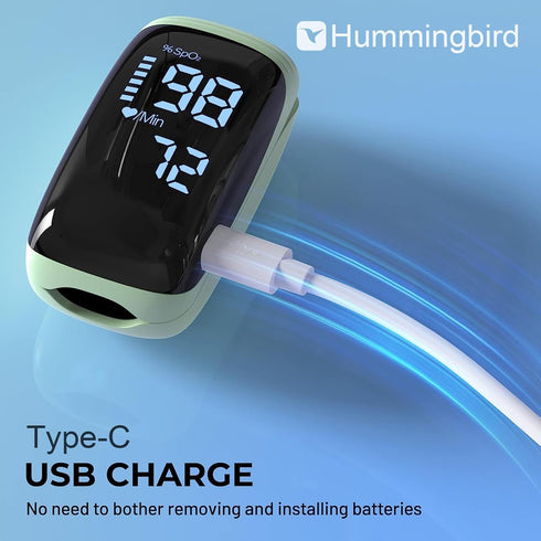 Fingertip Pulse Oximeter, Rechargeable Pulse Oximeter, Finger Pulse Oximeter, Blood Oxygen Meter Finger, Pulse OX with Lanyard, Oximetro for Sport...