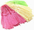 MSCFTFB 120 Pieces 5inch Silk Floss Tassels with Hang Loops Mini Tassels Mala Tassel Kits for Bookmarks Earring Dreamcatcher Jewerly Making Belt C...