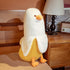 PEACH CAT Banana Duck Plush Toy Cute Plushie Hugging Plush Pillow Duck Stuffed Animal for Girls and Boys White 19.7"...