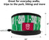NCAA INDIANA HOOSIERS Collapsible Dog Travel Bowl, Food and Water Bowl for Dogs & Cats. Best Portable & Lightweight Leak-Proof Pet Bowl for Travel...
