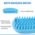Dog Bath Brush Scrubber Pet Bath Brush Puppy Dog Soap Scrubber for Short Long Haired Dogs and Cats Grooming Cleaning...