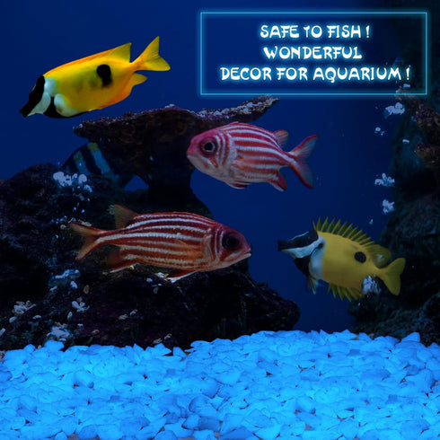Glow in The Dark Gravel, Fluorescent Glow in The Dark Rocks Decorations Fish Tank Rocks Decorative Aquarium Gravel Stones for Garden Room Planter ...
