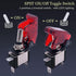 Twidec/3Pcs Rocker Toggle Switch 12V 20A Heavy Duty Racing Car Automotive Auto SPST ON/Off Toggle Switch Red LED Light Illuminated 3Pin with Red W...