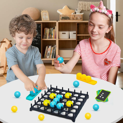 Bounce Ball Game, Jumping Ball Toys Kids, Family and Parents Play at-Home Table Game, Tabletop Game Toys for 4-6 Year Old Boys and Girls...