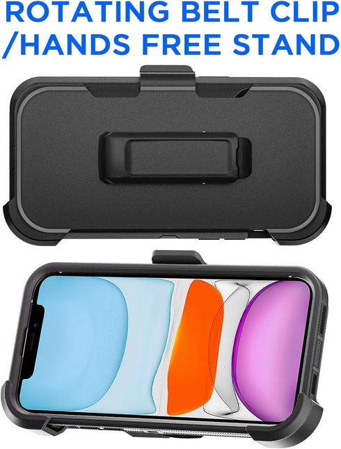 AICase for iPhone 11 Case,Heavy Duty Drop Protection Full Body Rugged Shockproof Military Protective Tough Durable Cover for iPhone 11 6.1"_12...