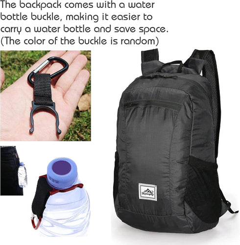 Hiking backpack, folding ultra-light 20L waterproof sports storage lightweight backpack for outdoor cycling camping picnics...
