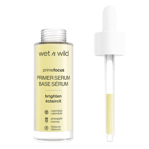 wet n wild Prime Focus Facial Serum Primer Makeup Extending, Hydrating Face Skin Care Product, Reduces Fine Lines And Wrinkles, For Repairing Dry ...