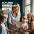 Teacher Appreciation Gifts for Women Men, Thank You Gift for Teacher with Greeting Card, Birthday Retirement End of Year Back to School Presents f...