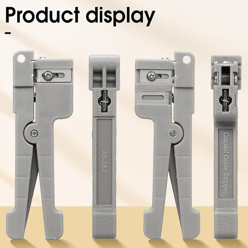 (2pcs) 45-162 fiber optic coaxial bundle tube stripper pliers 0-3.2mm Coax Cable Stripper Fiber Optical Buffer Tube Jack Stripping loose tube stri...