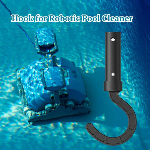 Hook for Robotic Pool Cleaner, Pool Hook for Poles, Pool Accessories Hook Customized for Pool Vacuum Robot Including Cordless, above Ground and Un...