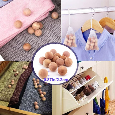 Cedar Blocks for Clothes Storage 120 Cedar Balls for Clothes Storage...
