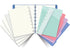 FILOFAX Refillable Pastel Notebook, A5 (8.25" x 5") Rose - 112 Cream moveable pages - Index, pocket and page marker (B115053U)...