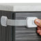 Child Safety Strap Locks (8-Pack) Baby Locks for Cabinets and Drawers, Toilet, Fridge & More. 3M Adhesive Pads. Easy Installation. (White/Gray)...