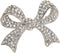 Rhinestone Bow Brooch Pins,Vintage Crystal Ribbon Bow Pearl Lapel Pins Elegant Clothes Hat Bag Brooch Accessories for Women Girls...