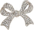 Rhinestone Bow Brooch Pins,Vintage Crystal Ribbon Bow Pearl Lapel Pins Elegant Clothes Hat Bag Brooch Accessories for Women Girls...