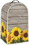 Wood Sunflower Blender Dust Cover, Fingerprint Protection Cover for Stand Mixer or Coffee Machine, Home Kitchen Appliance Cover for Stain Dust Res...