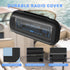 Water Resistant Marine Radio Cover - Boat Stereo Splash Guard Housing - Marine Stereo Waterproof Case for Universal Single DIN Media Receiver...
