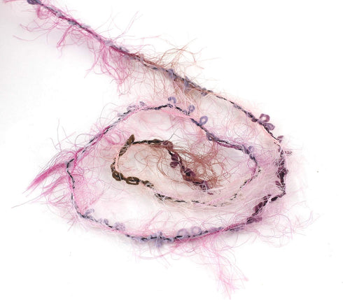Sharon Soft Feather Fur Yarn 6 Skeins Total 10.5 oz (300g) (Light Violet Mix)......