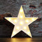 LED Marquee Star Sign Night Light, Battery Operated Star Shaped Desk Table Lamp for Kids, Baby, Child, Girl Gift, Nursery Room, Wall Decor (White)...