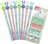 12PCS Bunny Non-Sharpening Pencils Stackable Pencils Novelty Rabbit Pencils For Easter Animal Pencils With 64 Replacable Refills For School Studen...