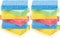 12-Count Cellulose Sponges, Non-Scratch Kitchen Sponges for Dish,Colorful Compressed Dish Scrubber Sponge for Household,Cookware,Bathroom...