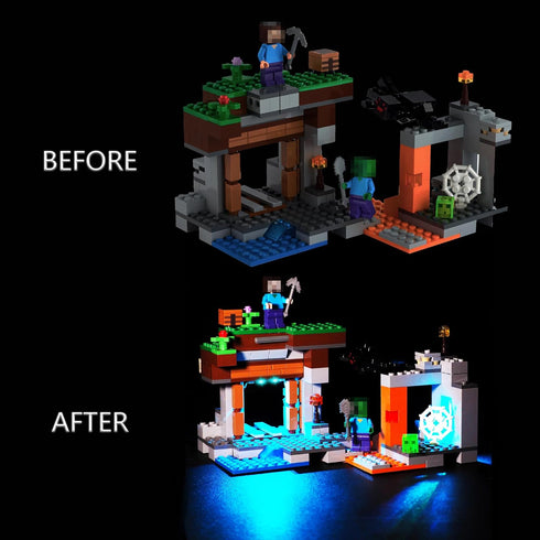 Led Lighting Kit for Lego 21166 Zombie Cave- Compatible with Lego Building Blocks Model- Not Include Lego Set(RGB Voice-Control Version)...