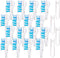Sensitive Replacement Electric Replacement Toothbrush Heads (16 Count) Dual Clean Rotating Sets Compatible with Braun Oral B Cross Action Power...