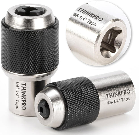 2pcs Tap Socket Set,Extraction Tool With Adjustable Jaws,Suitable for Taps,Reamers,Screw Extractors...