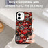 Cool Red Eye Phone Case, Trippy Scary Horror Eyeball Partten iPhone 12/12 Pro Case, Non-Slip Design and Shock Absorption, Phone Case for Teen Girl...