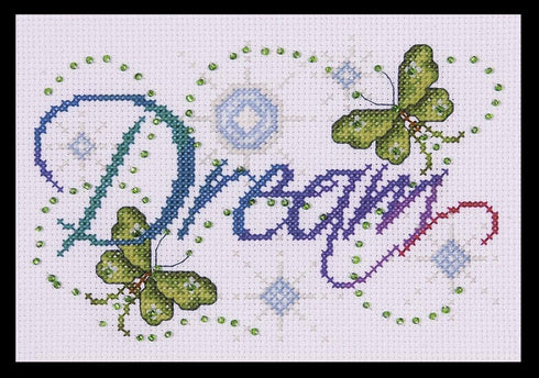 Tobin DW9797 14 Count Dream Counted Cross Stitch Kit, 5 by 7-Inch...