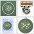KISSBUTY Full Range of Embroidery Starter Kit with Pattern, Cross Stitch Kit Including Embroidery Fabric with Floral Pattern, Bamboo Embroidery Ho...