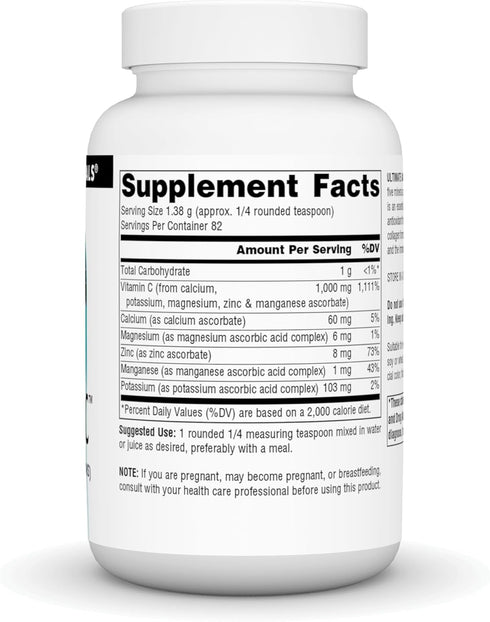Source Naturals Ultimate Ascorbate C Powder - Vitamin C - Supports Immune System* - 1000 mg, 4 oz...