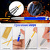 12 Pcs Welders Pencil with 36Pcs Silver Round Refills, Mechanical Pencils Metal Marker with Built-in Sharpener for Pipe Fitter Welder Steel Constr...