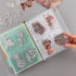 20 Pages A5 6 Ring Clear Stamps Storage Embossing Folder Storage with Dividers Photo Storage Album Seal Bags Storage Keeper Cards Folder Storage B...