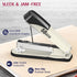 Metal Stapler Heavy Duty 50 Sheet Capacity with 1750 Staples and Staple Remover, White Stapler Full Strip Staplers for Desk, No Jam, Non-slip Offi...