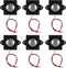 6pcs Speaker 3 Watt 8 Ohm Single Cavity Mini Speaker Full-Range Cavity Advertising Machine Speaker Connector Separating Interface 3.3V 5V with JST...