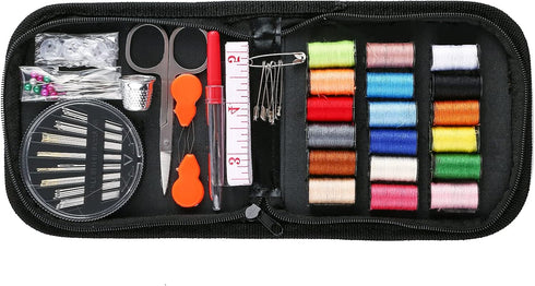 Mini Travel Sewing Kit, AUERVO DIY Premium Sewing Supplies,Basic Sewing kit for Adults,Beginners,Home,Emergency Filled with Repair kit and Sewing ...