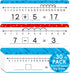 30 Pack Dry Erase Number Line Whiteboard Card 4”x12” Double Sided Dry Erase Board 0-10 on One Side 0-20 on Other Side, Home Teacher Classroom Must...