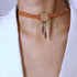 Layering Leather Choker Necklace Indian Feather Leather Choker Coller Necklace Doudal Layer Velvet Choker Necklace Boho Circle Necklace Jewelry fo...