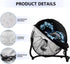 Upetstory Adorable Dolphin Fan Cover 16 18 20 24 Inch Industrial Floor Fan Cover Electric Household Floor Fans Covers Vertical Table Standing Wash...