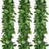 168 feet Artificial Vines Greenery Garland Fake Hanging Leaves Faux Foliage Plants for Wedding Party Garden Home Kitchen Office Wall Decorations (...