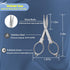 firiKer Home Office Travel Folding Scissors, Stainless Steel Telescopic Cutter, Christmas Stocking Stuffers for Men & Women, Christmas Gifts Stock...