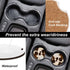Absorbent Car Coasters 2 Pack for Women/Men,Cow Hide Car Coaster for Drinks,Ceramic Stone Car Cup Holder with A Finger Notch,Farm Animal Brown Cow...