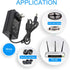 12V 2.5A Power Adapter - COOLM AC 100-240V to DC 12V 2500mA Power Supply Transformer Charger 12V/2.5A for?Analog DVR NVR HVR CCTV Security Camera/...