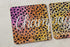 Cricut Infusible Ink Transfer Sheets -2 Sheets 12" x 12" - Leopard Pattern - for Cricut EasyPress, Maker, Explore Air 2...