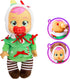 Cry Babies Tiny Cuddles Christmas Noelle - 9" Baby Dolls, Cries Real Tears, Red and Green Christmas Tree Themed Pajamas...