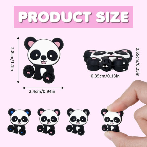 ZZXLLRO 9Pcs Knitting Needle Stoppers, Cute Panda Knitting Needle Point Protectors for Beginners Knitting Crochet Hand DIY Supplies Accessories...