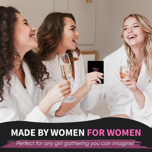 The Ultimate Girls Night Party Game - 5 Topics, 5 Times The Fun - Hilarious Drinking Game for Fun Girls Nights, Bachelorette and Birthday Party...