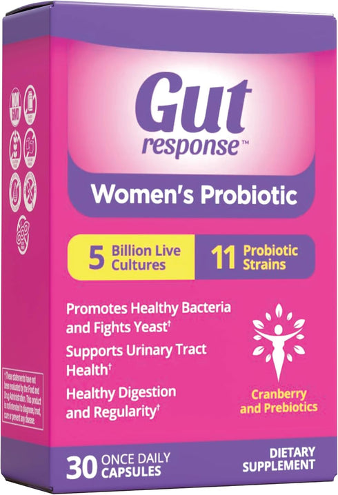 Women’s Probiotic, Slows Down Digestive Aging, Boosts Immune System, Supports UT & Feminine Health, Cranberry Extract, Non-GMO, Gluten Free & Soy ...
